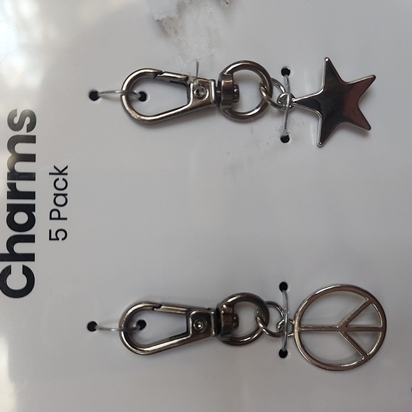Silver Charm Keychain Set - Picture 2 of 5